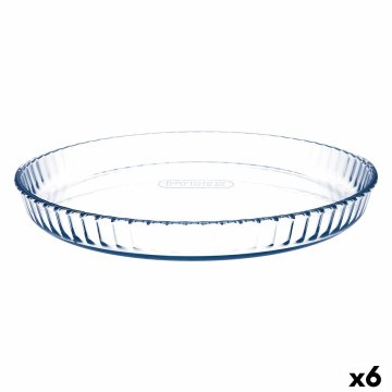 Forma na torty Pyrex Classic Vidrio Transparentná Sklo Plochý Okrúhly 31 x 31 x 4 cm 6 kusov