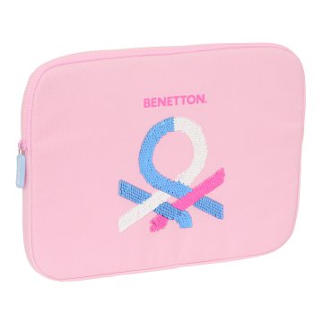 Puzdro na notebook Benetton Pink Ružová 15,6'' 39,5 x 27,5 x 3,5 cm