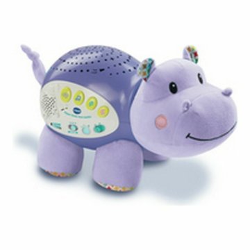 Plyšová hračka so zvukom Vtech Hippo Dodo Starry Night (FR) Purpurová