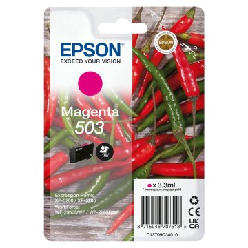 Originálne atramentové náplne Epson C13T09Q34020 Čierna Purpurová