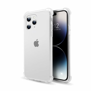 Puzdro na mobil PcCom Essential iPhone 14 Pro Max Transparentná