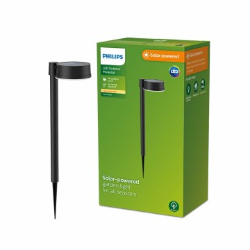 Solárny kôl na záhradu Philips Vynce 1,5 W 11,2 x 14,2 x 54 cm Čierna Plastické Okrúhly (2700 K) (Te