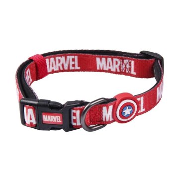 Psí obojok Marvel M/L Červená