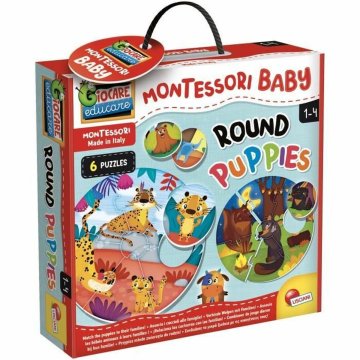 Vzdelávacia hra Lisciani Giochi Montessori Baby Round Puppies (FR)