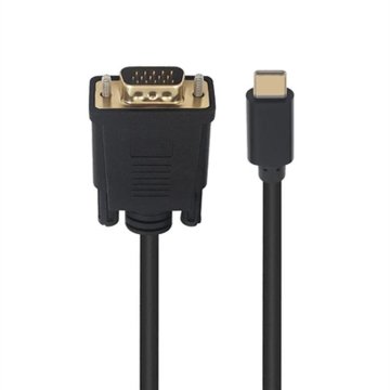 Adaptér USB-C na VGA Ewent EC1052 Čierna 1,8 m