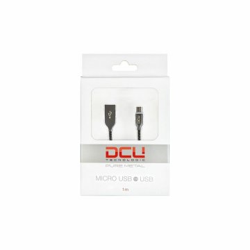 Kábel USB na micro USB DCU 30401295 Sivá 1 m