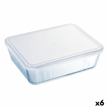 Obdĺžniková nádoba s vrchnákom Pyrex Cook & Freeze 19 x 14 x 5 cm 800 ml Transparentná Silikónové Sk