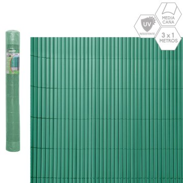 Záhradný plot zelená PVC Plastické 3 x 1 cm