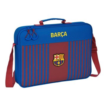 Školská taška F.C. Barcelona Hnedočervená Námornícka modrá (38 x 28 x 6 cm)