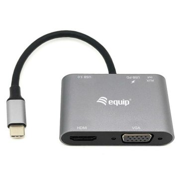 Adaptér USB-C na VGA Equip 133483