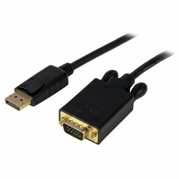 Adaptér DisplayPort na VGA Startech DP2VGAMM6B (1,8 m) Čierna 1.8 m