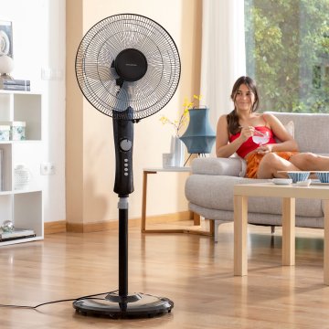 Stojanový ventilátor InnovaGoods Breezinn Čierna 45 W