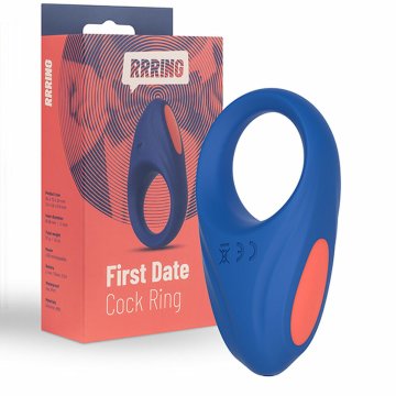 Gumených krúžkov na penis FeelzToys RRRING First Date Vibrator (28 mm)