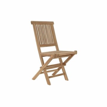 Záhradná stolička DKD Home Decor Gaštanová 57 x 47 x 90 cm Teak (57 x 47 x 90 cm)