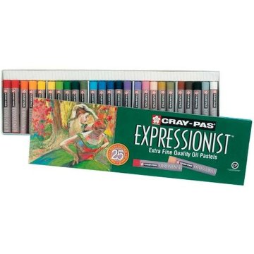 Set of soft pastel chalks Talens Sakura CRAY-PAS EXPRESSIONIST 25 Kusy Viacfarebná