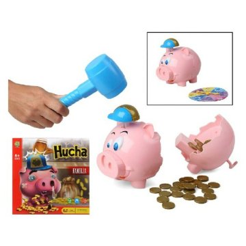 Vzdelávacia hra Piggy bank Ružová (27 x 27 cm)