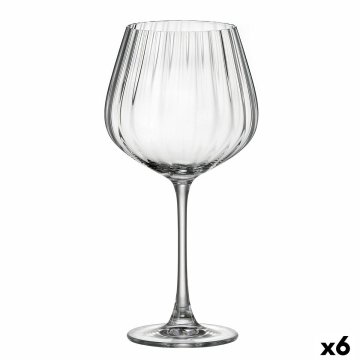 Pohár miešaného nápoja Bohemia Crystal Optic Transparentná Sklo 640 ml (6 kusov)