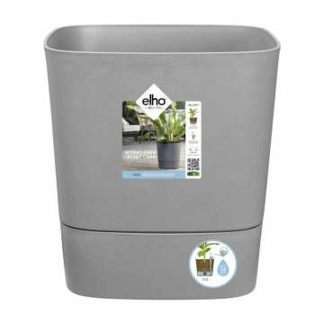 Kvetináč Elho Greensense Aqua Care 29,5 x 29,5 x 30,2 cm Sivá