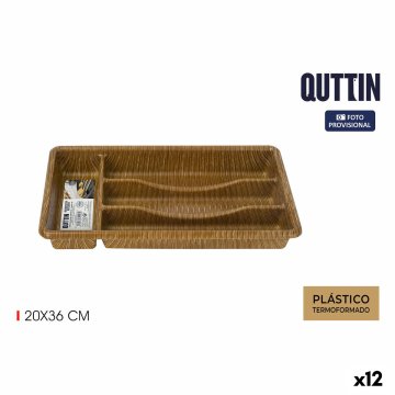 Organizér na príbor Quttin 20 x 36 cm Termoplast (12 kusov)