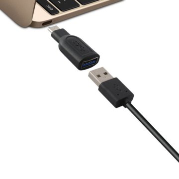 Adaptér USB 3.0 na USB-C 3.1 Čierna