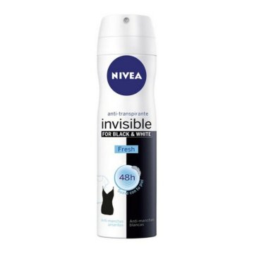 Sprejový dezodorant Black & White Invisible Fresh Nivea (200 ml)