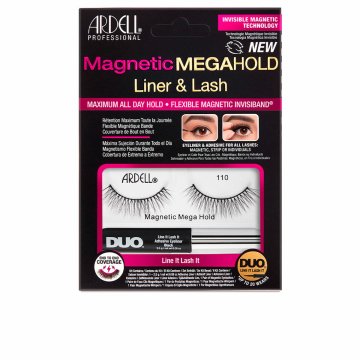 Sada umelých mihalníc Ardell Magnetic Megahold Liner & Lash Nº 110