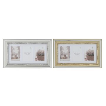 Rám na fotografie DKD Home Decor Luxury Zlatá Striebristý Sklo polystyrén Tradičný 46,5 x 2 x 28,5 c