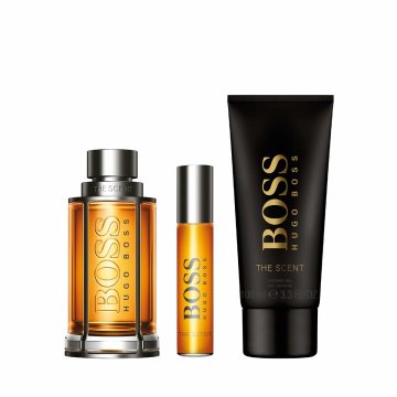 Súprava s pánskym parfumom Hugo Boss EDT BOSS The Scent 3 Kusy