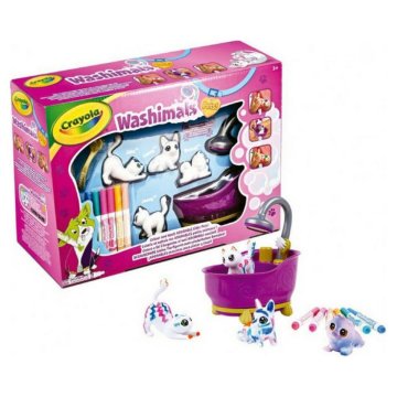 Playset Washimals Pets Crayola 74-7453 Vaňa 6 Kusy