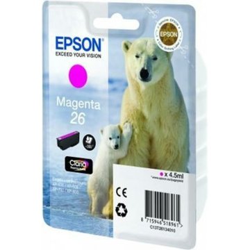 Originálne atramentové náplne Epson 26 Purpurová