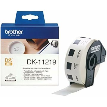 Štítky do Tlačiarne Brother DK11219 Biela Čierna/Biela