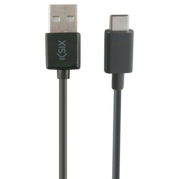 Kábel USB-C na USB KSIX 3 m Čierna