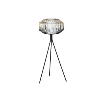 Stojaca lampa DKD Home Decor Čierna Zlatá Železo 50 W 220 V 39 x 39 x 103 cm