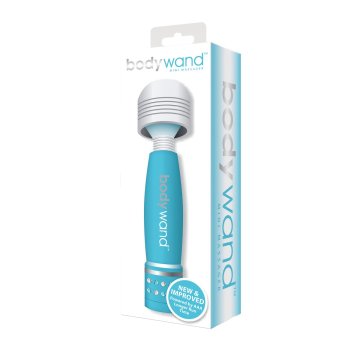 Tyrkysová mini masážna hlavica Bodywand XGBW101A Modrá