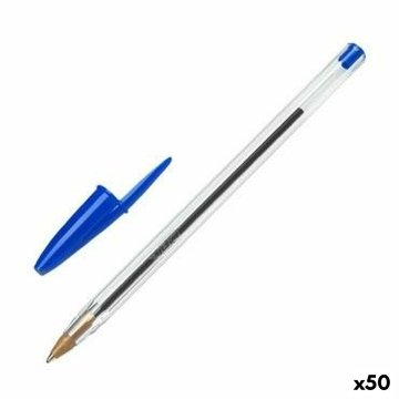 Pero Bic Cristal Originálny Modrá 0,32 mm (50 kusov)