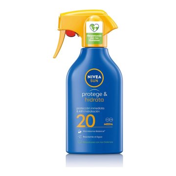 Ochranný sprej na opaľovanie Nivea Sun Opaľovací krém Spf 20 (270 ml)