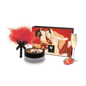 Erotický Púder Shunga CHAMPAGNE STRAWBERRIES 75 g