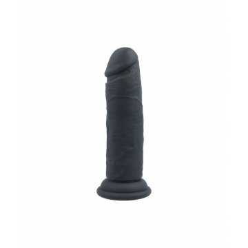 Realistické dildo Virgite R11 Čierna 14,4 cm