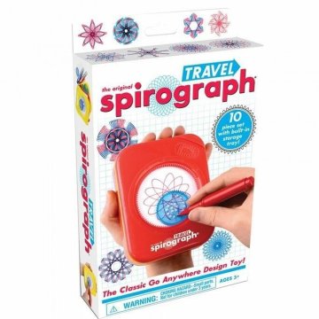 Súprava na kreslenie Spirograph Silverlit travel Viacfarebná 10 Kusy