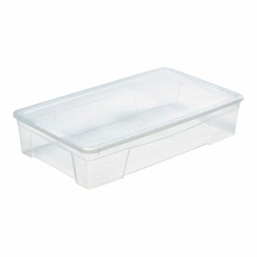 Nádoba na uskladnenie s vrchnákom Mondex Space Box Transparentná Polypropylén 34 L 70,5 x 42 x 15,5 