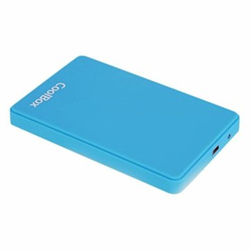 Box na pevný disk CoolBox COO-SCG2543-5 2,5" USB 3.0 Modrá Blue USB USB 3.2 Sata II