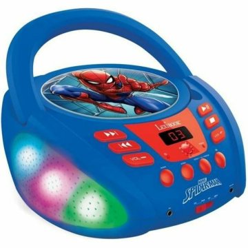 Reproduktor Lexibook Spider-Man LED Svetlý CD Detské Bluetooth Bluetooth 5.0