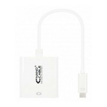 Adaptér USB-C na DVI NANOCABLE 10.16.4103 (15 cm)